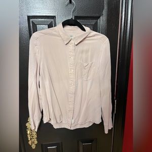 Calvin Klein button down blouse /cardigan . Pale pink